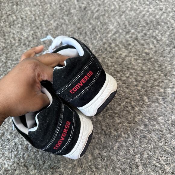 Vintage Converse One Star Black Suede Sneakers Shoe Puffy Fat Tongue Chunky 10 - Picture 5 of 8